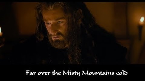 Misty Mountains (Cold) Full Song And Scene With Lyrics [HD/HQ]