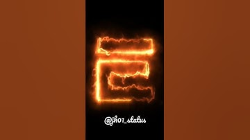 "E" Word Fire Text || Best Fire Text For Kinemaster #shorts #short #shortvideo #shortvideos