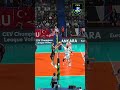 Ball in or out? 🤔 📺 Watch the CEV Champions League Volleyball LIVE on EuroVolley.TV #volleyball