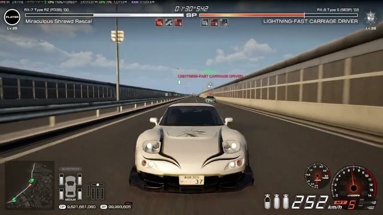 Tokyo Xtreme Racer 2025: Lighting Rindo Chihaya Battle but it last