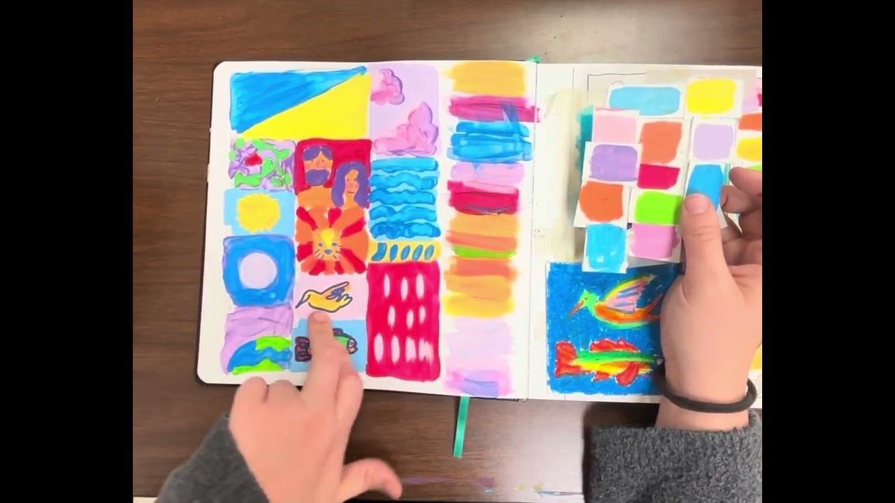 Days of Creation Painted Stamps | Good News Kids Mail Club 