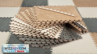 Large Piece Carpet Squares Puzzle Mat Plush Interlocking Carpet Tiles Review