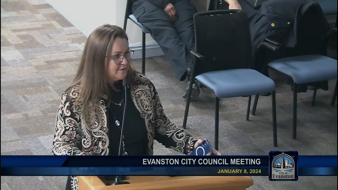 Evanston City Council Meeting 1-8-2024