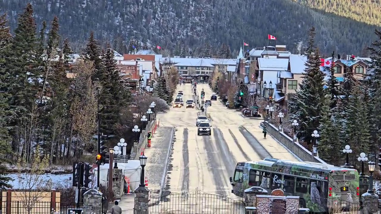 Cascade Mountain, BANFF... A Cold Day of October 