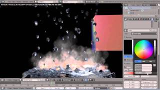 Blender Tutorial - Fire, Smoke and Water - Color Ramps