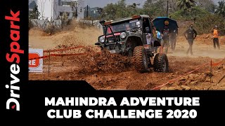 Mahindra Adventure Club Challenge 2020 The Ultimate Off-Roading Challenge Comes To Bangalore