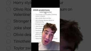 My Predictions For This Year