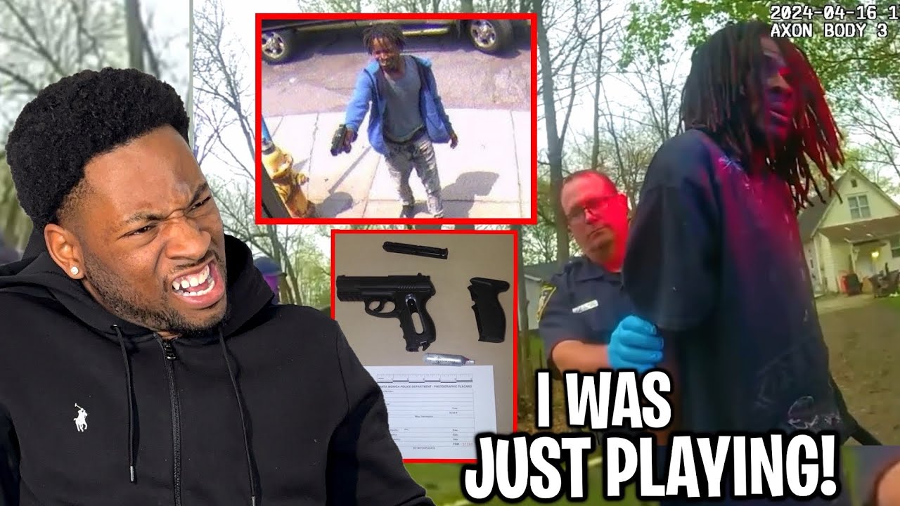 He Shot The Police With BB Gun Then Ran For His Life