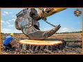 Extreme Dangerous Fastest Big Chainsaw Cutting Tree Machines - Heavy Equipment Machines