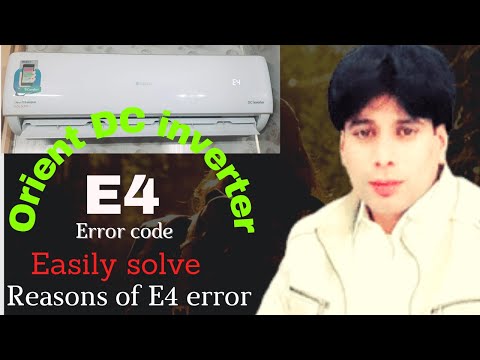 E4 error/Orient DC inverter E4 error /How to solve E4 error