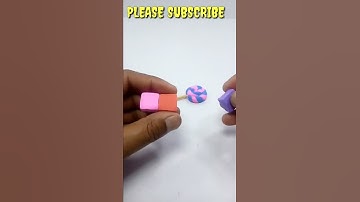 play doh lollipop #shorts || Ice cream making with clay #shorts