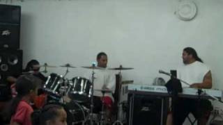 Brotherz Alfred & Alex jammin @ r church...