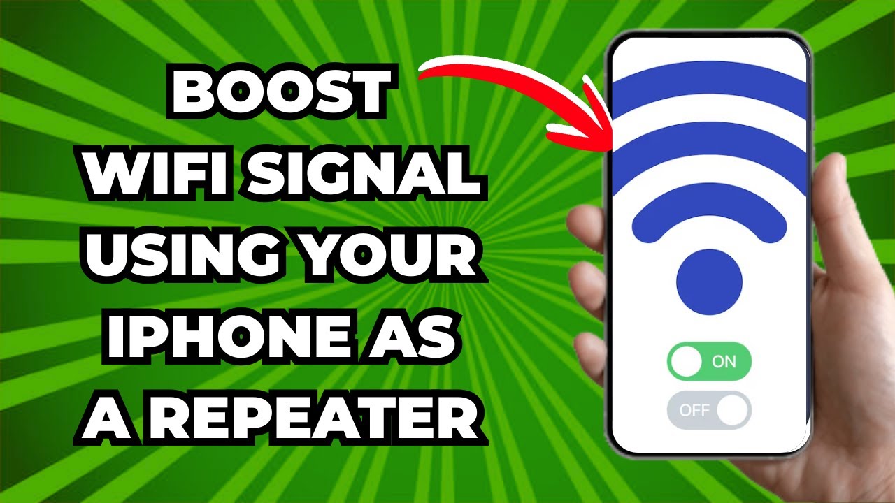How to Boost WiFi Signal Using Your IPHONE as a Repeater 2026 - NEED faster Phone? (STEP-BY-STEP)