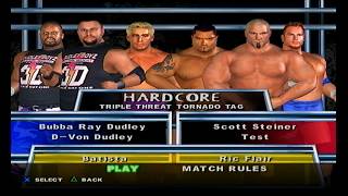 WWE SmackDown Here Comes The Pain - The Dudley Boyz vs. Scott Steiner &amp; Test vs. Evolution