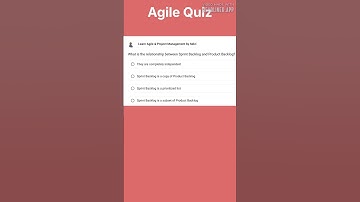 What is the relationship between Sprint Backlog and Product Backlog? | Backlog | Agile | Product