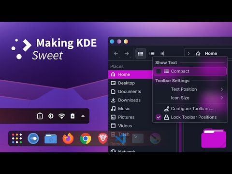Make your KDE Sweet | Customizing KDE Plasma