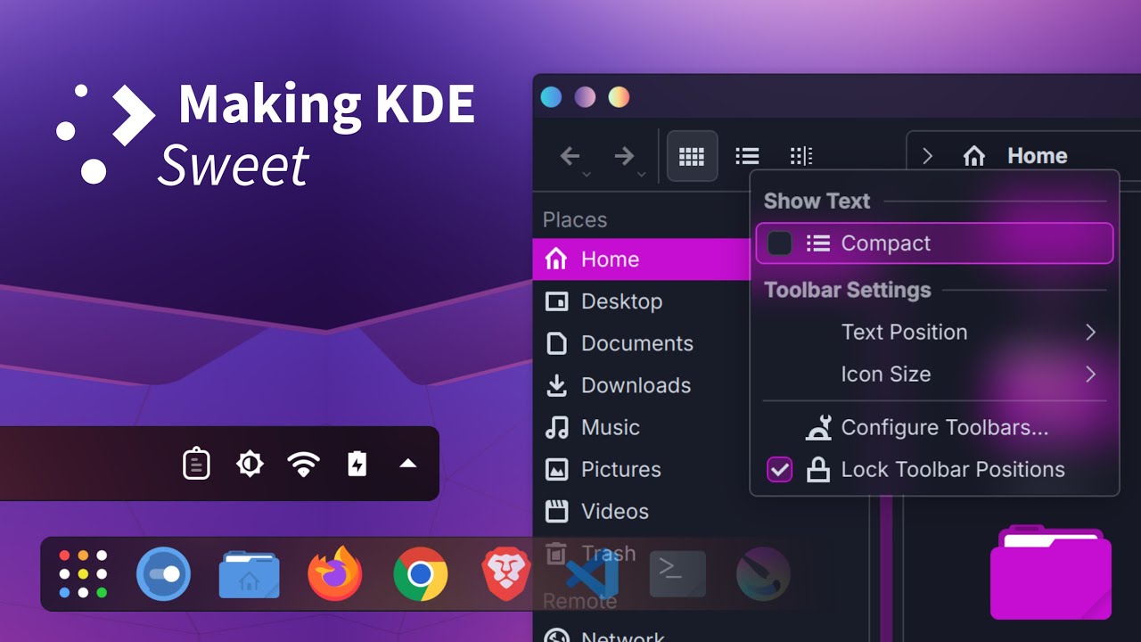 Сделайте свой KDE приятным | Настройка KDE Plasma