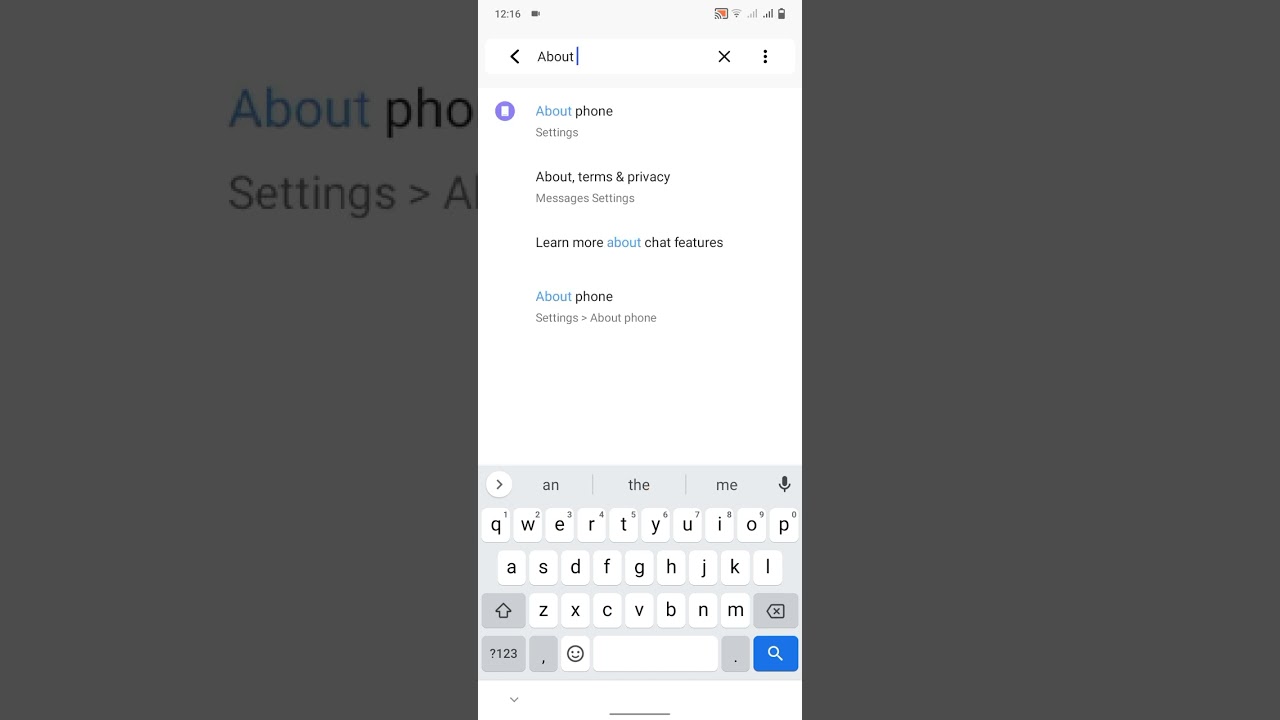 How to see your phone information like GB or ram 