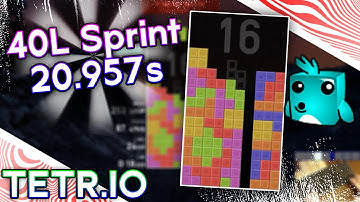 TETR.IO 40L Sprint - 20.957s - Wumbo