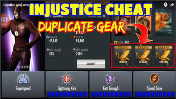 INJUSTICE GOD AMONG US|How to duplicate gear Android