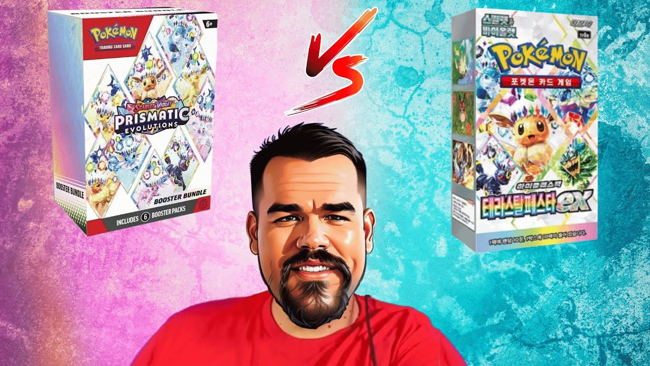 Primastic Booster Prismatic Booster Bundle vs Terastal Booster Box - YouTube