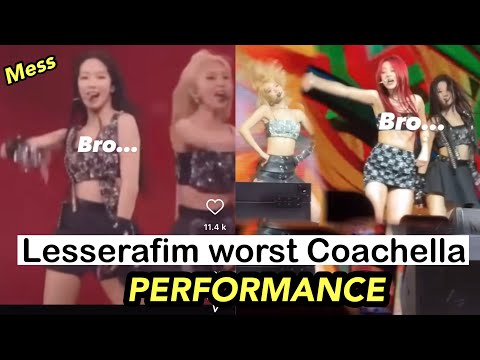 LE SSERAFIM get Backlash on Worst Coachella Performance