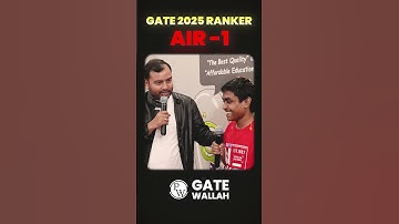 MOCK TEST IS IMPORTANT in GATE Exam Preparation | GATE 2025 AIR 1 #PW #GATEResult2025