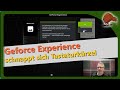Geforce Experience schnappt sich Tastaturkürzel in Windows