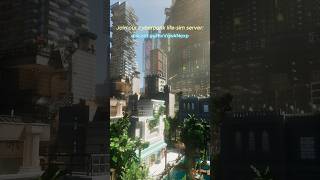 Cybercraft 2069 life-sim server (yuushya townscape map) #minecraft #cyberpunk #cozy