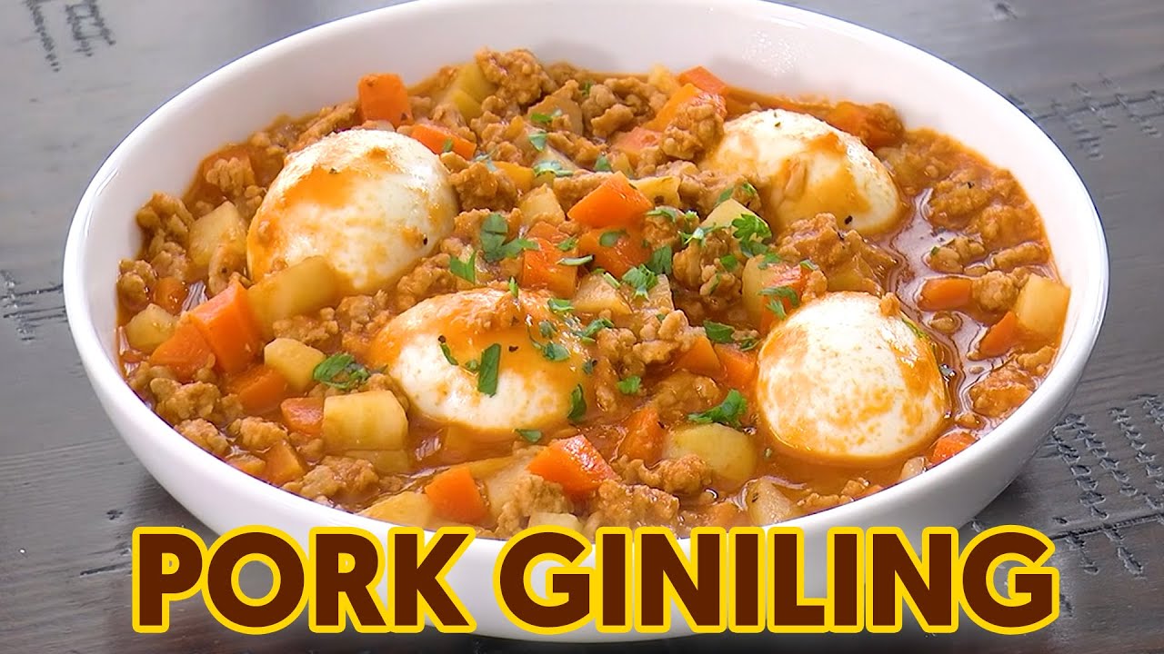 Pork Giniling with Boiled Egg | Panlasang Pinoy