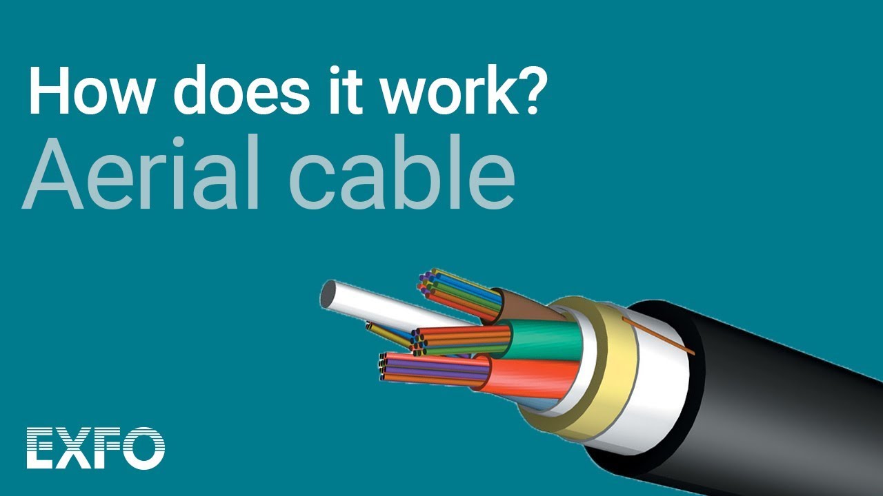 Aerial Cable EXFO animated glossary of Fiber Optics YouTube