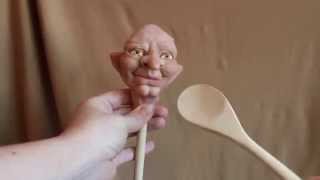 Sculpting Hands for your Witch Spoon Doll Part One - MakingFairies.com