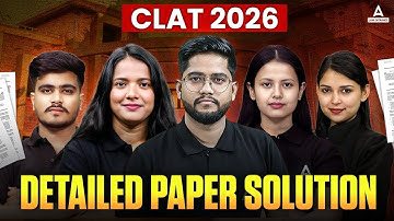 CLAT 2026 Answer Key | CLAT 2026 Paper Solution  | CLAT Section Wise Analysis