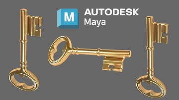 Door Key 3D Modeling in Maya: Beginners Step-by-Step Tutorial | Autodesk Maya