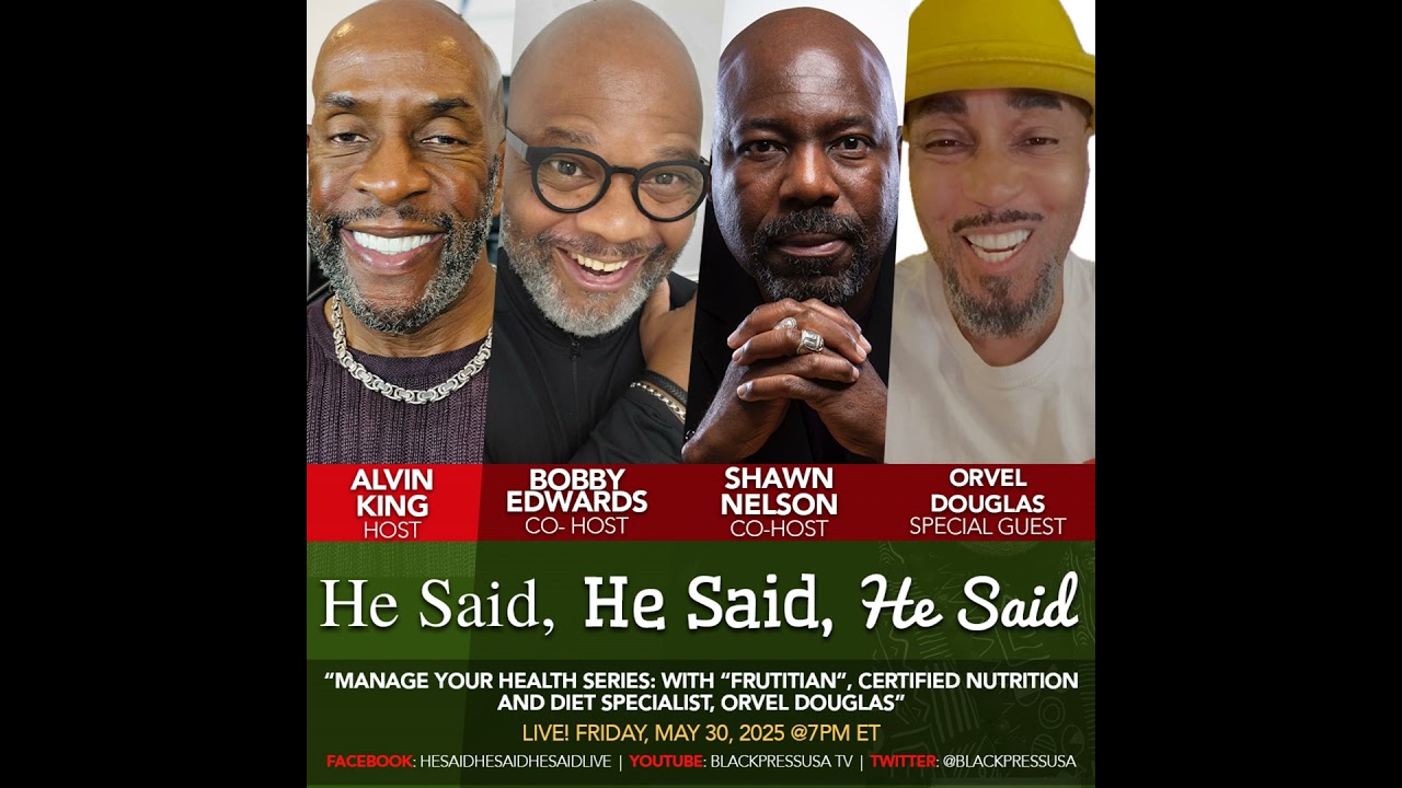 Manage Your Health Series: with “Fruitarian”, Certified Nutrition and Diet Specialist, Orvel Douglas