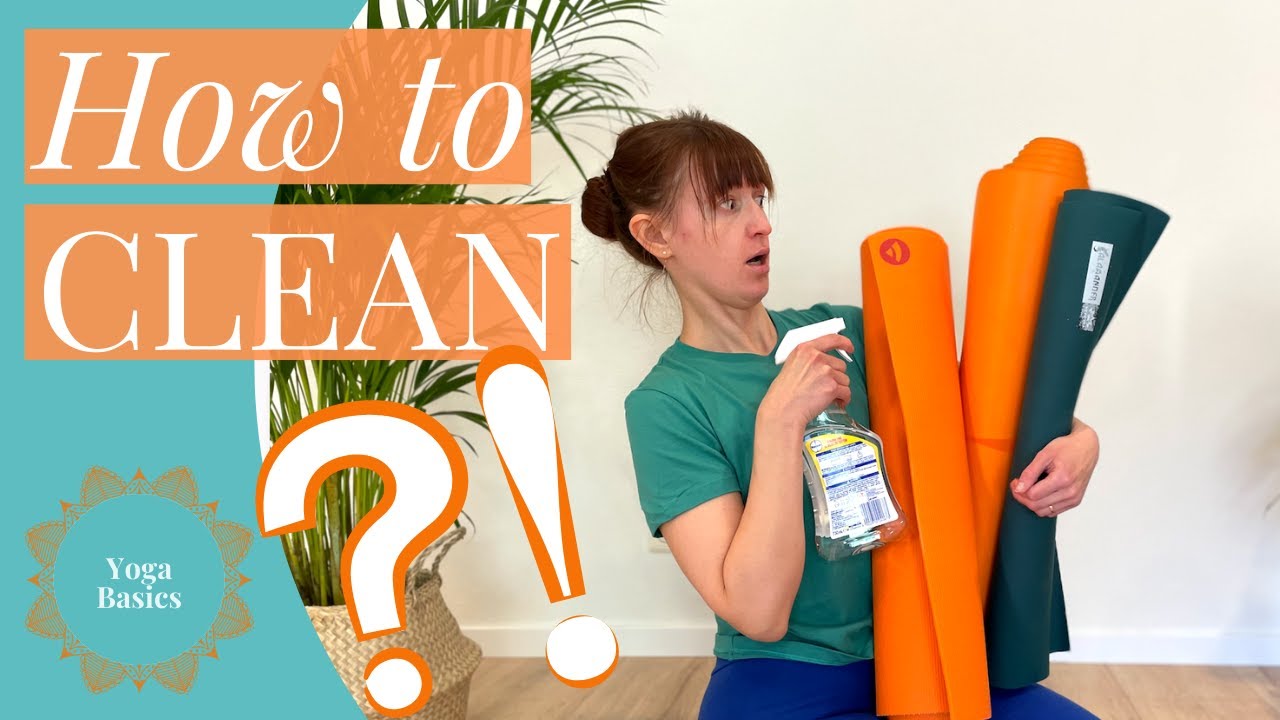 How to CLEAN different YOGA MATS? PVC, Natural Rubber and PU top with