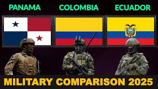 Panama vs Colombia vs Ecuador Military Power Comparison 2025 | Defense Tube