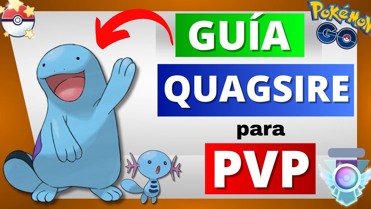 👉🏻¿VALE la PENA AQUA COLA? Los MEJORES ATAQUES de QUAGSIRE en POKÉMON GO [2023]🔥