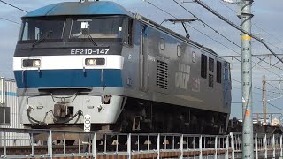 EF210-147＋コキ 臨8052レ 熱田駅～笠寺駅間通過