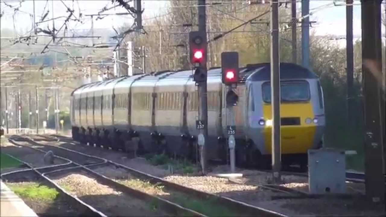 HD Virgin Trains East Coast Diversions at Wakefield Westgate 18/4/15