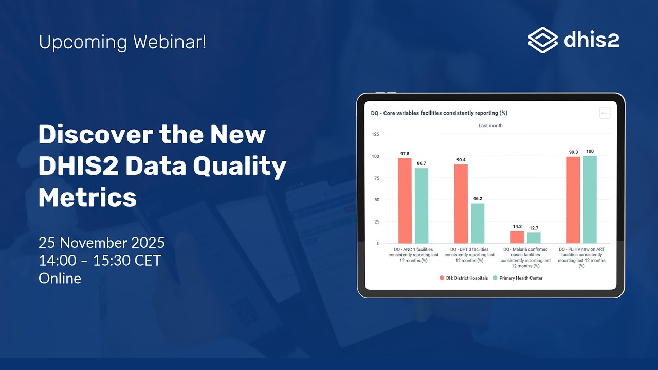 Webinar - Discover the New DHIS2 Data Quality Metrics (Part 1) - YouTube