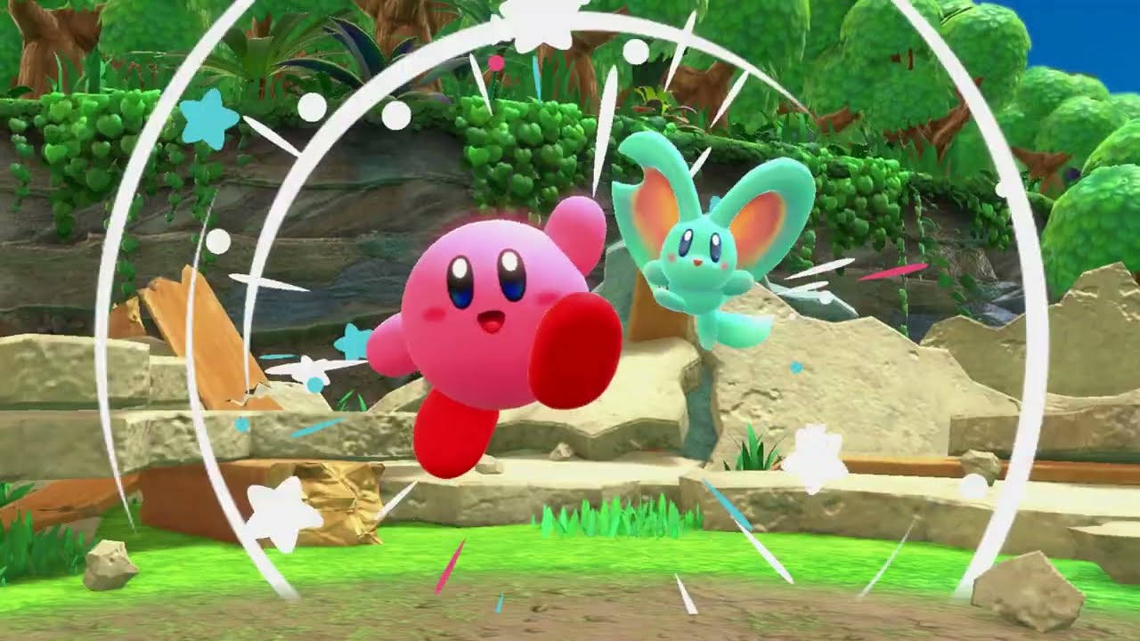 Kirby and the Forgotten Land - Point of Arrival playthrough