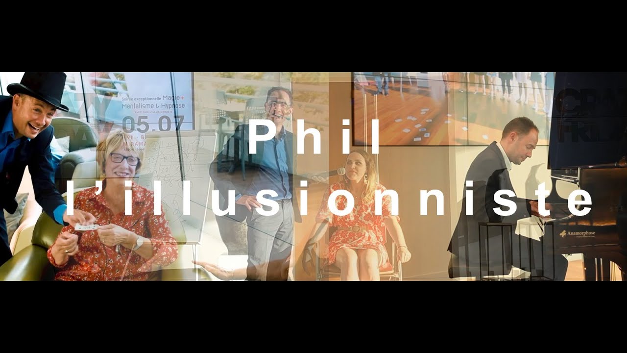 Teaser Phil l'illusionniste ( magie, mentalisme, hypnose et piano )
