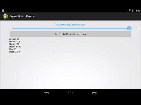 Generate random number and display in various radix