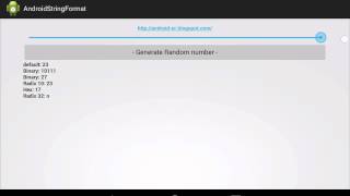Generate random number and display in various radix