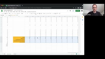 Simple Survey Analysis (in Google Sheets)