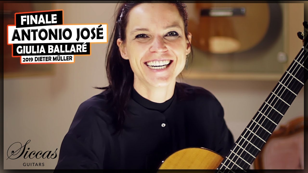 Giulia Ballaré plays the Finale of the Guitar Sonata  by Antonio José on a 2019 Dieter Müller