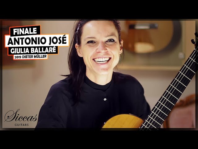 Giulia Ballaré plays the Finale of the Guitar Sonata by Antonio José on a 2019 Dieter Müller