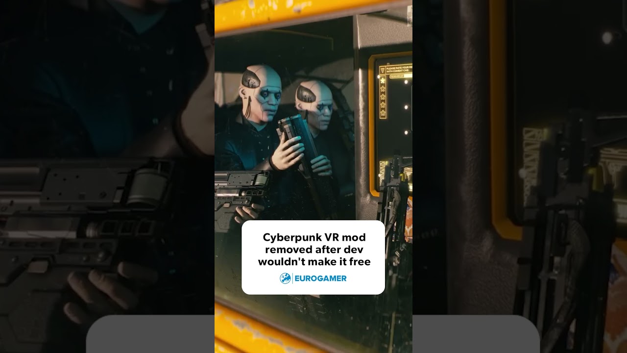 Cyberpunk 2077 VR mod removed for not being free. 