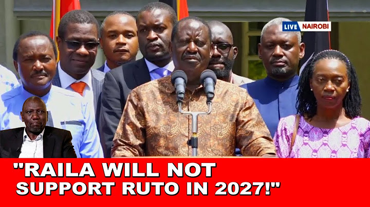 "RAILA ODINGA WILL NOT SUPPORT RUTO IN 2027!" NIS spy confirms to Gachagua in America!